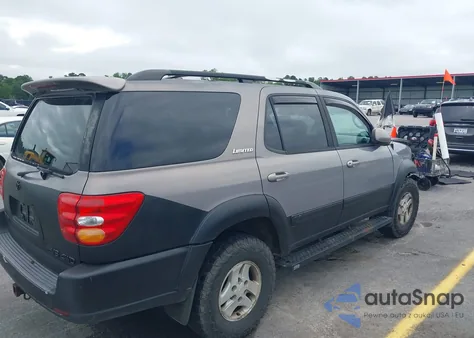 2001 Toyota Sequoia Limited V8 z USA, uszkodzony, nr VIN 5TDBT48A11S032779